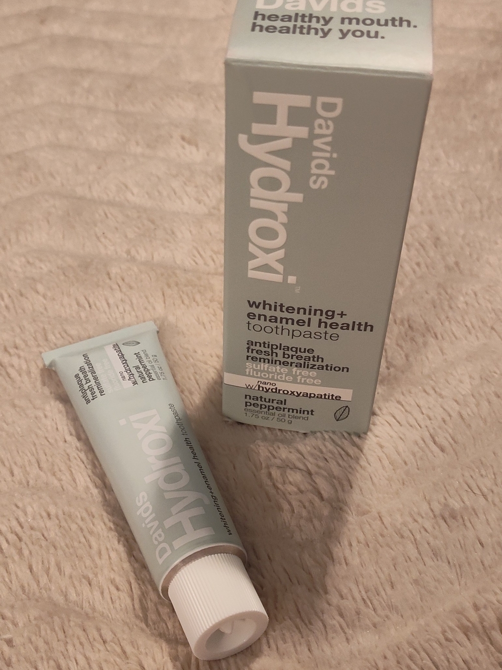 NWT & SEALED! Davids Hydroxyl Whitening + Enamel Health Toothpaste - 1.75oz